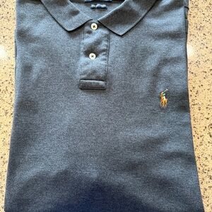 Ralph Lauren Men's Charcoal Polo Shirt